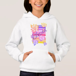 Camiseta Meninas Abençoadas, Hoodie Branco