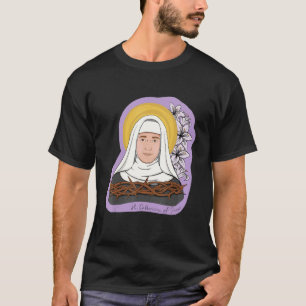 Camiseta Meninas Adolescentes Católicas de Pureza de Santa
