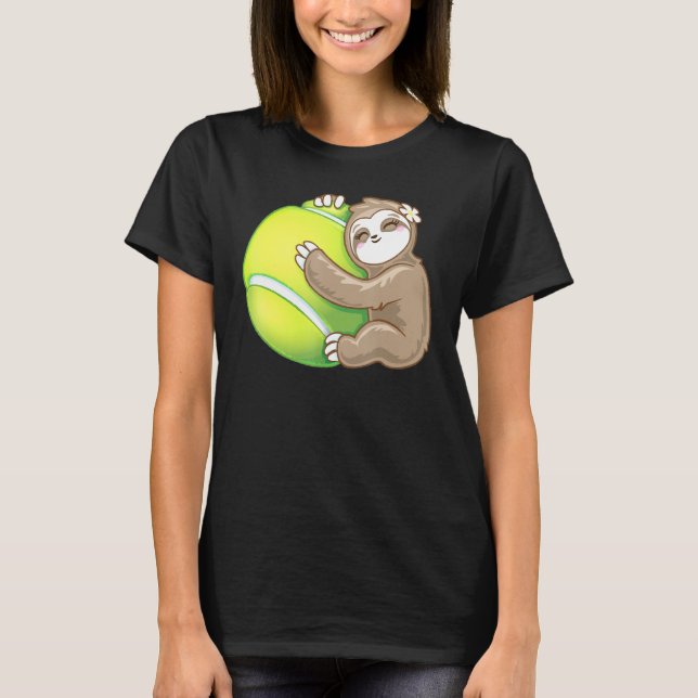 Camiseta Meninas adoram esportes, belos Tênis (Frente)
