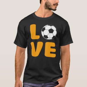 Camiseta Meninas Adoram Futebol Eu Amo Jogador De Esporte L