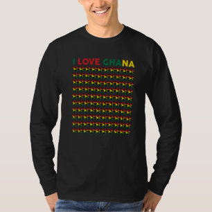 Camiseta Meninas adoram ganês futebol bola crianças Toddler