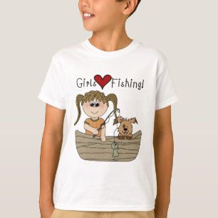 Camiseta Meninas Adoram Pesca