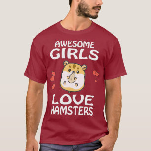 Camiseta Meninas Adoráveis Adoram Hamsters