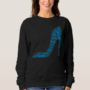 Camiseta Meninas Amam Sapatos Feminino Stiletto Saltos Alto