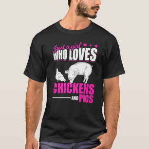 Camiseta Meninas Animais de Fazenda Mulheres Fazendeiras Ag