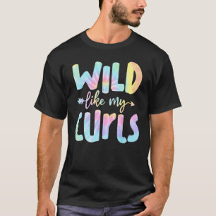 Camiseta Meninas Bebês Selvagens Como Meus Cabelos Engraçad