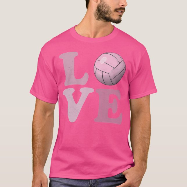 Camiseta Meninas bonitas adoram vôlei (Frente)