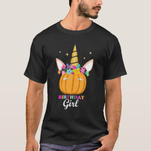 Camiseta Meninas bonitas do Halloween Meninas de Abóbora do