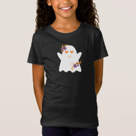 Camiseta Meninas bonitas no Halloween Ghost