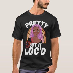 Camiseta Meninas bonito Conseguiram Bloquear O Cabelo Melan