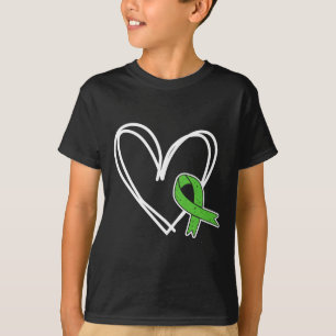Camiseta Meninas Coração Problemas de Saúde Mental Sensibil