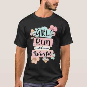 Camiseta Meninas Correm O Poder Mundial Menciona Motivação