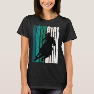 Camiseta Meninas Cowgirl Bom Cor País Netas Verde
