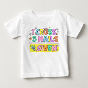 Camiseta Meninas Cristãs Páscoa Jesus