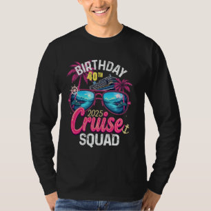 Camiseta Meninas Cruzeiros 2025 Viagem Aniversário 40º Cruz