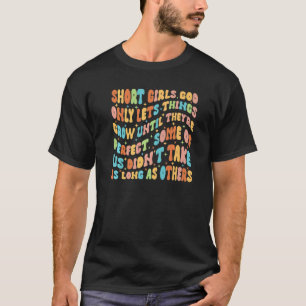 Camiseta Meninas Curtas Deus Só Deixa As Coisas Crescerem A