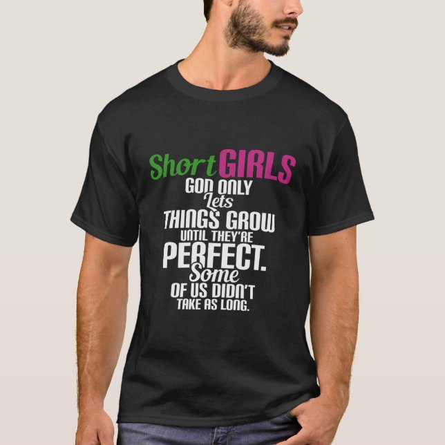 Camiseta Meninas Curtas Deus Só Deixa As Coisas Crescerem A (Frente)
