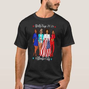 Camiseta Meninas da Cidade Atlântica Viagem 2021 Mulheres N