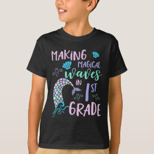 Camiseta Meninas Da Classe 1rua Fora De Sereia Fizeram Filh