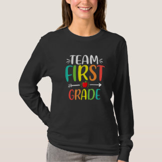 Camiseta Meninas da primeira série Meninos Professor Equipe