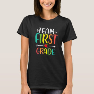 Camiseta Meninas da primeira série Meninos Professor Equipe
