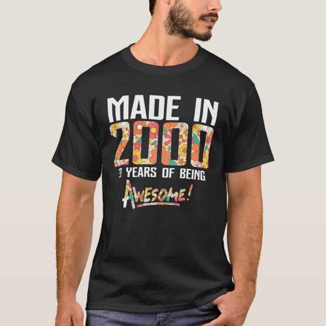 Camiseta Meninas De 21 Anos Presentes Adolescentes Para Nas (Frente)