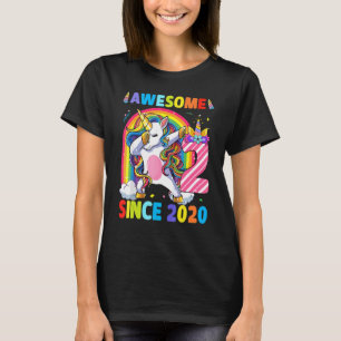 Camiseta Meninas de 2 Anos  Adolescentes Unicórnio Dabendo 