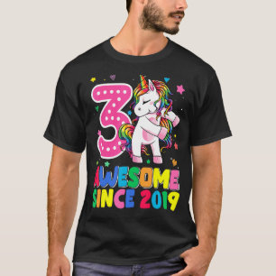Camiseta Meninas de 3 anos adolescentes com fio dental Unic
