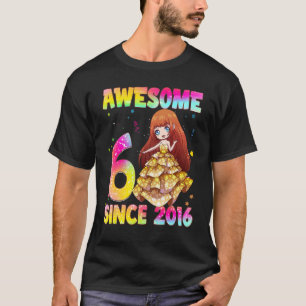 Camiseta Meninas de 5 anos adolescentes Princesas garotas b
