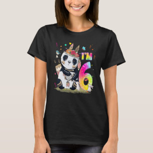 Camiseta Meninas de 6 anos adolescentes Bonitinhos de Panda