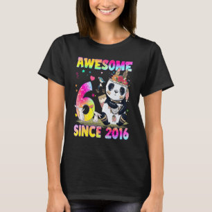 Camiseta Meninas de 6 anos adolescentes Bonitinhos de Panda