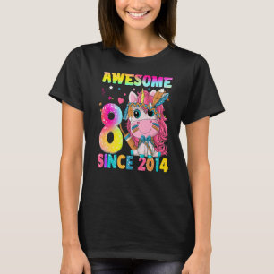 Camiseta Meninas de 8 anos adolescentes lindas Unicorn Boho