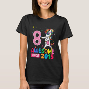 Camiseta Meninas de 8 Anos de Idade Adolescentes Unicórni