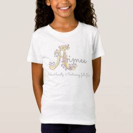 Camiseta Meninas de Aimee dão nome a um monograma