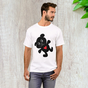 Camiseta Meninas de Amor com Urso Negro