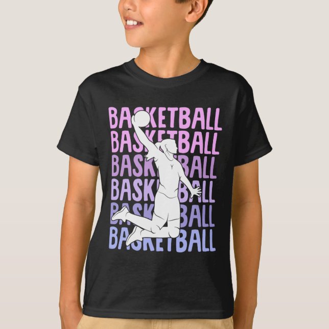 Camiseta Meninas de basquete (Frente)