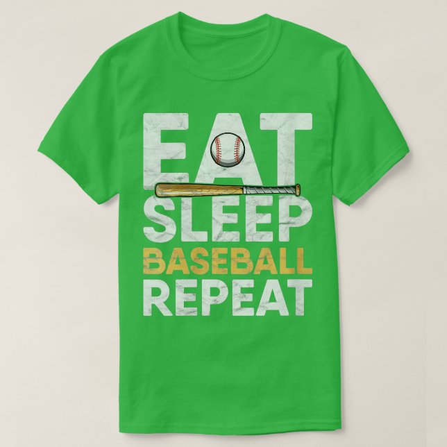 Camiseta Meninas de beisebol melhores comem repetições de b (Frente do Design)