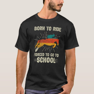 Camiseta Meninas de Cavalo que Andam Rancher Cavaleiro Cava