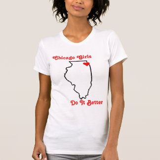 Camiseta Meninas de Chicago, melhora