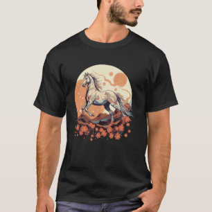 Camiseta Meninas de Equitação Mulheres Equestre a Cavalo 2