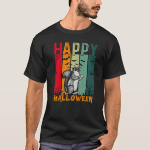 Camiseta Meninas de Esquilo Meninos Retro Estilo Janto de H