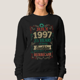 Camiseta Meninas De Julho De 1997 25 Anos Sunshine 25 Bi