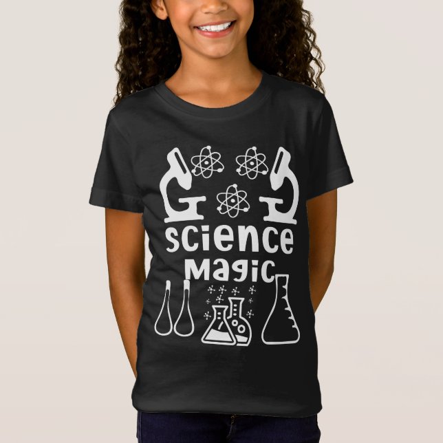 Camiseta Meninas de Magia de Ciência (Frente)