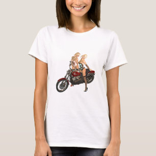 Camiseta Meninas de motoqueiros