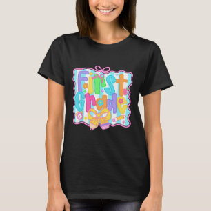 Camiseta Meninas De Primeiro Grau De Volta À Coquete De Arc