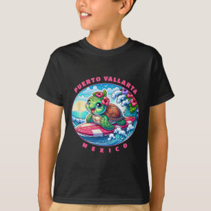 Camiseta Meninas de Puerto Vallarta México Fofas Surfando T