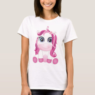 Camiseta Meninas de unicórnio lindas
