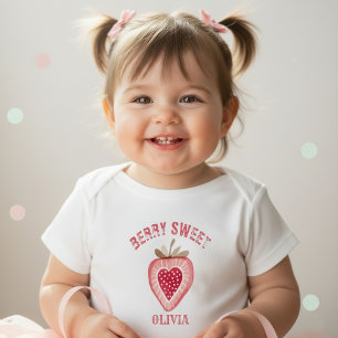 Camiseta Meninas do Morango Aniversário Doce como Frutas