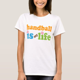 Camiseta Meninas do presente do jogador do handball