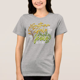 Camiseta Meninas do Sul Deixam Jesus Fazer o Resto (Gray)